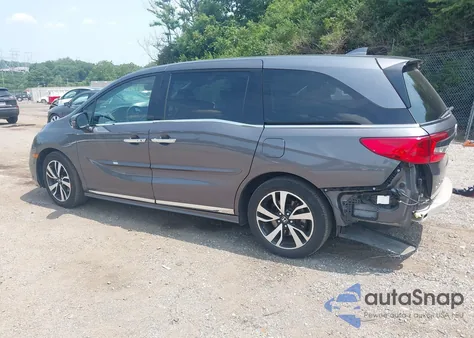 2019 Honda Odyssey Elite from USA, damaged, VIN 5FNRL6H95KB023878